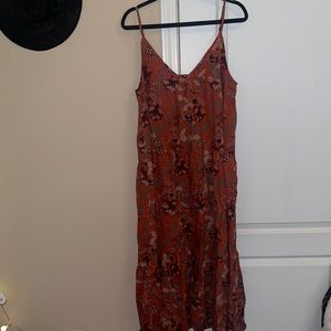NWT Natural Life Riley Maxi Dress- Orange Floral